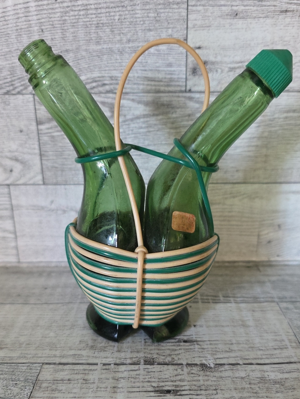 Vintage Italian Oil & Vinegar Cruet Set